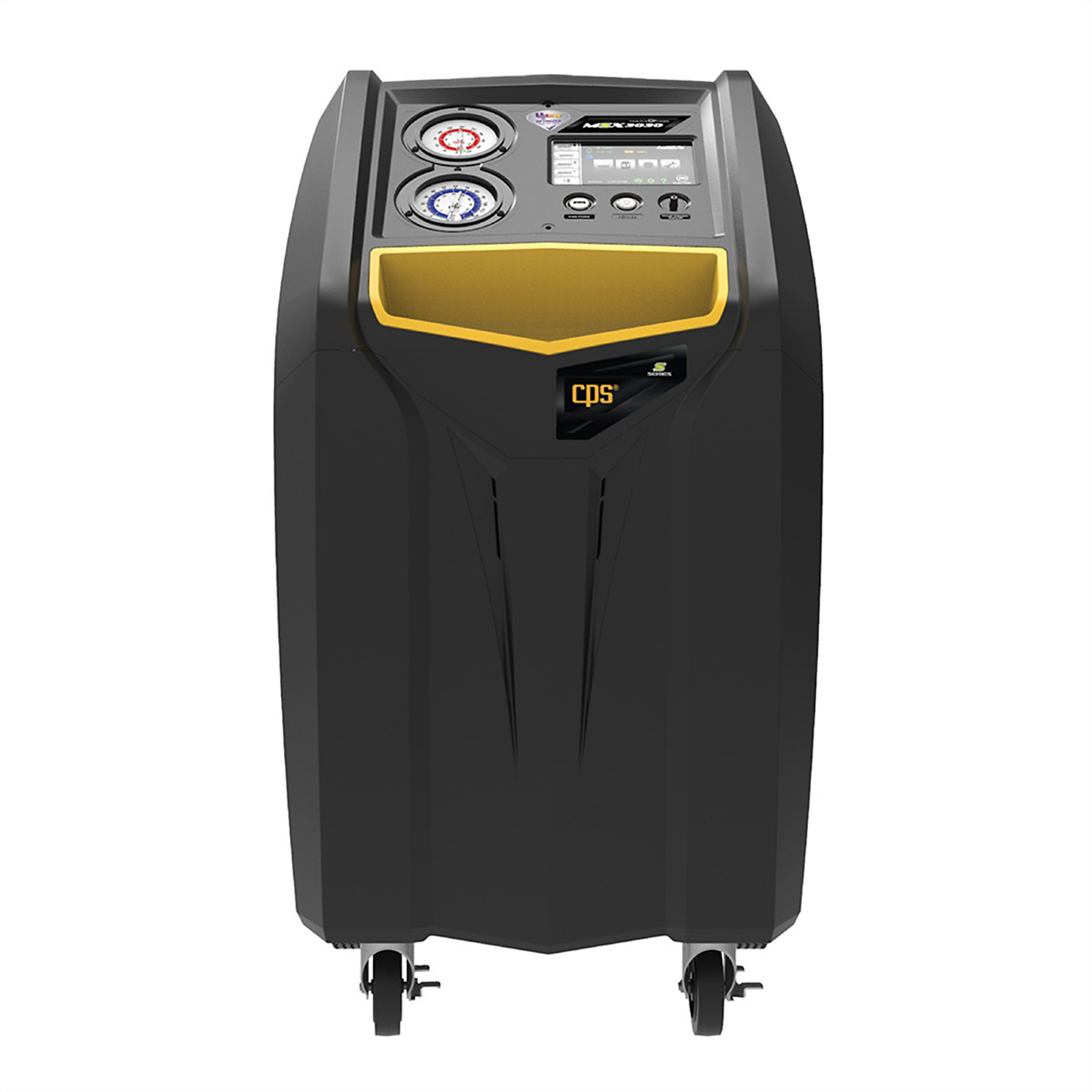 CPS Products MAXXAIR MSX Series Dual-Refrigerant Management Center — R-134a/R-1234yf, 30lb Tank, 7in. Color Touch-Screen, Model# CPSMSX3030